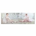 Miniatyrbilde 1 av 3: Maleri DKD Home Decor 120 x 3 x 80 cm Balletdanser Tradisjonell (2 enheter)