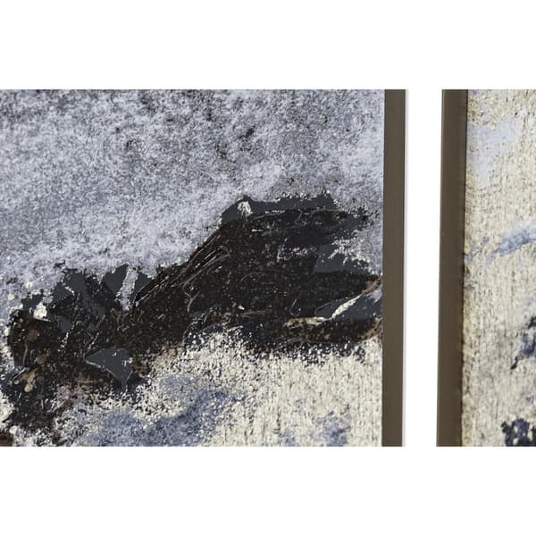 Maleri DKD Home Decor 79 x 2,5 x 79 cm Abstrakt Moderne (4 Deler)