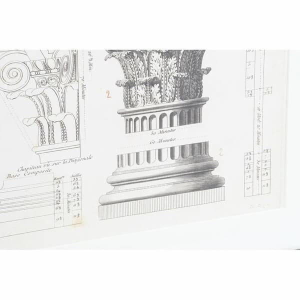 Maleri DKD Home Decor 60 x 3 x 76 cm Neoklassisk (2 enheter)
