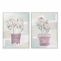 Miniatyrbilde 1 av 3: Maleri DKD Home Decor Skandinavisk 53 x 4,5 x 73 cm (2 enheter)