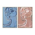 Miniatyrbilde 1 av 2: Maleri DKD Home Decor 84 x 4,5 x 123 cm Dame Moderne (2 enheter)