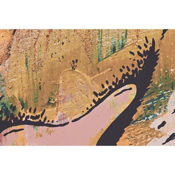 Sett 3 bilder DKD Home Decor Kolonial Tiger 140 x 3,8 x 100 cm