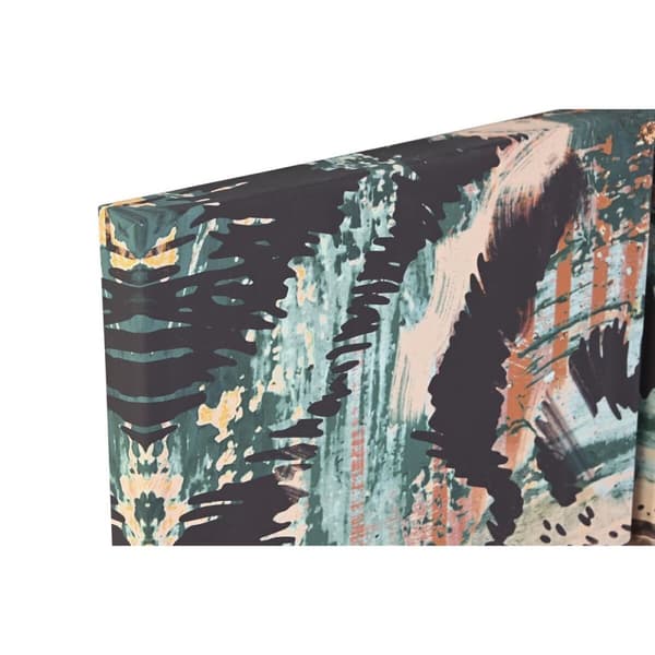 Sett 3 bilder DKD Home Decor Kolonial Tiger 140 x 3,8 x 100 cm