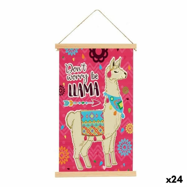 Læret Lama (1 x 54 x 33 cm) (24 enheter)