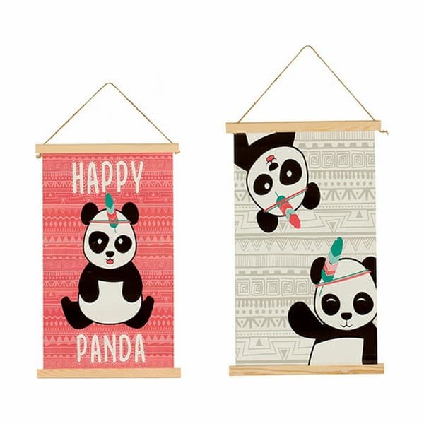 Veggpryd Pandabjørn 1 x 54 x 33 cm (24 enheter)