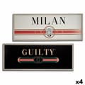 Miniatyrbilde 1 av 2: Maleri GUILTY MILAN Sponplate 2 x 46 x 121 cm (4 enheter)