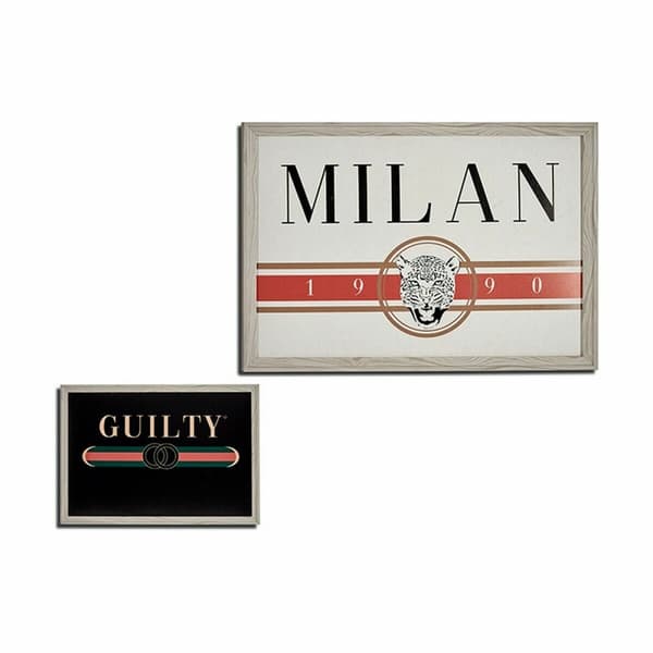 Maleri GUILTY MILAN Sponplate 46 x 2 x 66 cm (6 enheter)