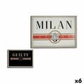 Miniatyrbilde 1 av 2: Maleri GUILTY MILAN Sponplate 46 x 2 x 66 cm (6 enheter)