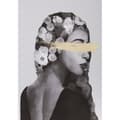 Miniatyrbilde 6 av 8: Maleri Home ESPRIT Dame Gyllen Moderne 70 x 3,7 x 100 cm (2 enheter)
