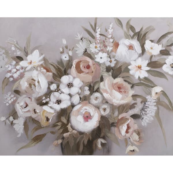 Maleri Home ESPRIT Tradisjonell Blomstervase 100 x 3,7 x 80 cm (2 enheter)