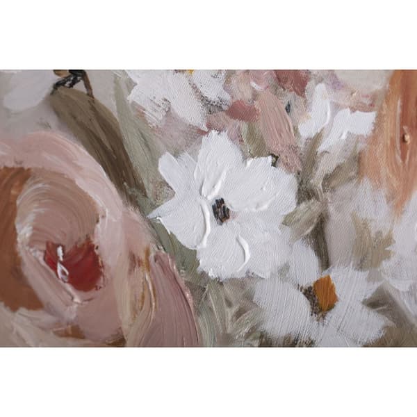 Maleri Home ESPRIT Tradisjonell Blomstervase 100 x 3,7 x 80 cm (2 enheter)