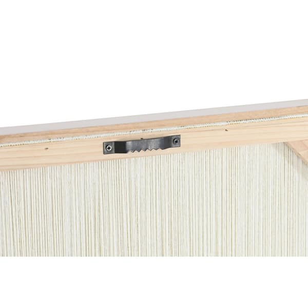 Læret Home ESPRIT Moderne 80 x 3 x 80 cm (2 enheter)