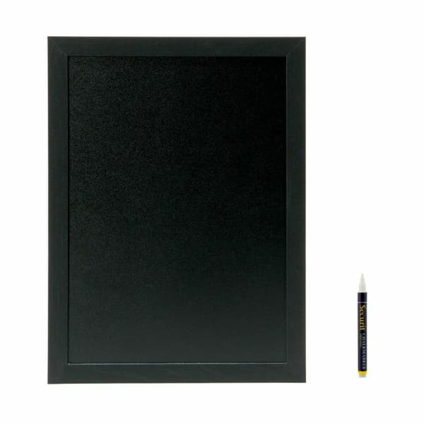 Brett Securit Woody Teak Vegg Svart 40 x 20 cm