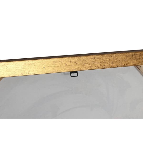 Maleri Home ESPRIT Gyllen chica 70 x 3,5 x 70 cm (2 enheter)