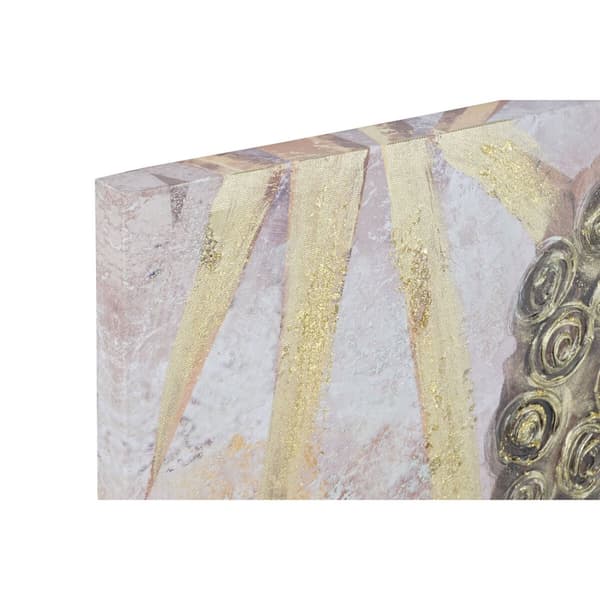 Maleri Home ESPRIT Buddha Orientalsk 120 x 3 x 80 cm (2 enheter)