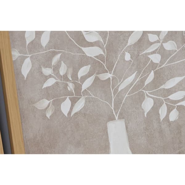 Maleri Home ESPRIT Vase Skandinavisk 30 x 2 x 30 cm (2 enheter)