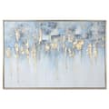 Miniatyrbilde 1 av 4: Maleri Home ESPRIT Blå Hvit Abstrakt Moderne 187 x 3,8 x 126 cm