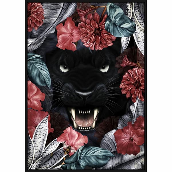Maalaus DKD Home Decor 53 x 4,3 x 73 cm Trooppinen Viidakko (2 osaa)