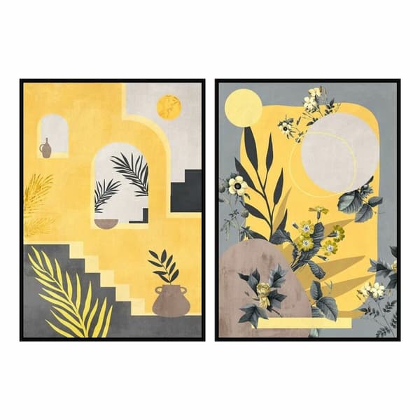 Maalaus DKD Home Decor 83 x 4,5 x 123 cm Skandinaavinen (2 osaa)