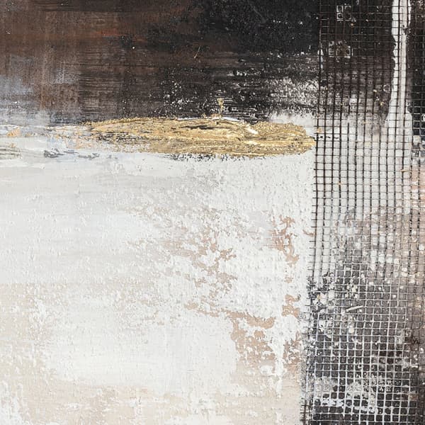 Maalaus DKD Home Decor 90 x 2,4 x 90 cm Abstrakti Moderni (2 osaa)