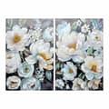 Pikkukuva 1 / 2: Maalaus DKD Home Decor Gėlės 80 x 3 x 120 cm Romanttinen (2 osaa)