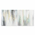 Pikkukuva 1 / 3: Maalaus DKD Home Decor Abstrakti 80 x 3 x 80 cm Moderni (2 osaa)
