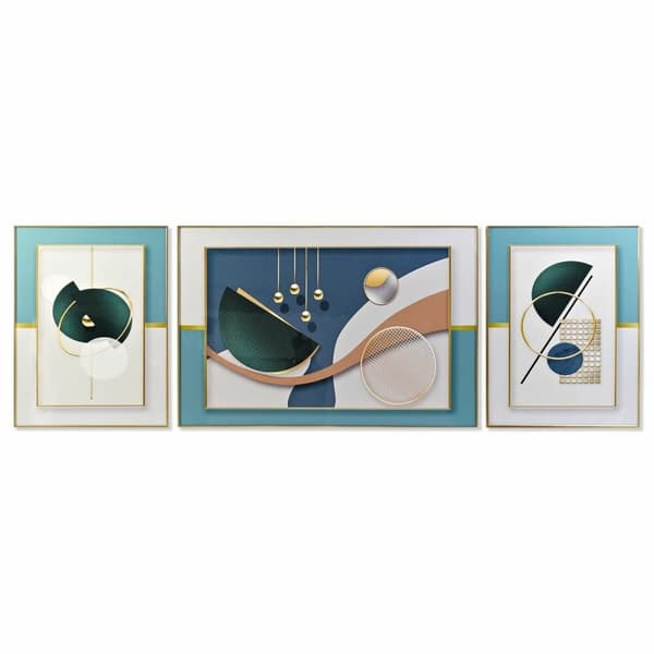 Set of 3 pictures DKD Home Decor Moderni (240 x 3 x 80 cm)