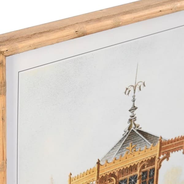 Maalaus DKD Home Decor Kuusi Kristalli Itämainen 50 x 3 x 70 cm 50 x 70 x 2,8 cm (2 osaa)