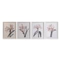 Pikkukuva 1 / 3: Maalaus DKD Home Decor Kristalli Koivu 55 x 70 x 2,5 cm 55 x 2,5 x 70 cm Gėlės (4 Kappaletta)