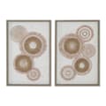 Pikkukuva 1 / 4: Kangas Home ESPRIT Valkoinen Luonnollinen Boho 40 x 3 x 60 cm (2 osaa)