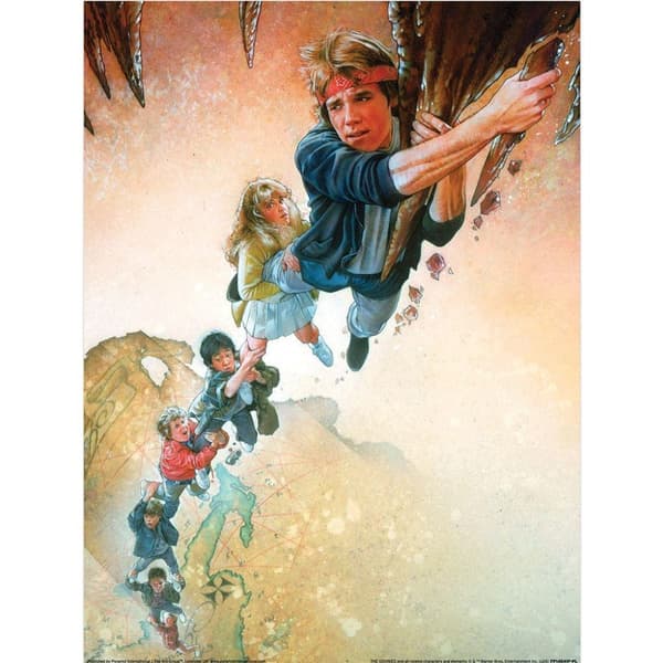The Goonies Hängande pappersutskrift Multicoloured 40cm x 30cm