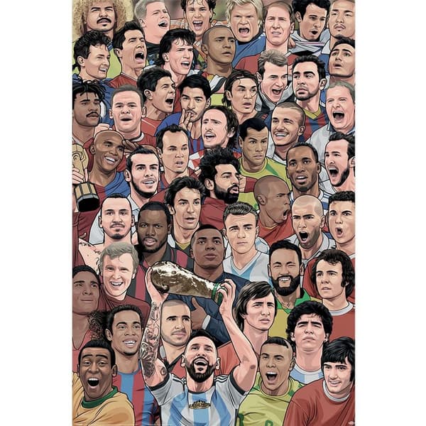 Legends Collection Fotbollens största poster