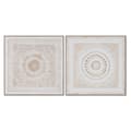 Miniatyrbilde 1 av 4: Maleri Home ESPRIT Mandala Skandinavisk 100 x 4 x 100 cm (2 enheter)