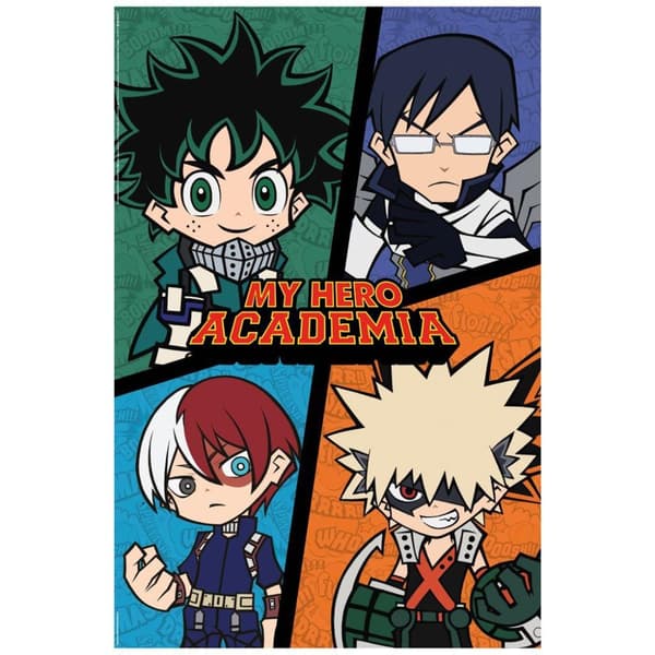 My Hero Academia Chibi Poster Multicoloured 0.1cm x 91.5cm x 61cm