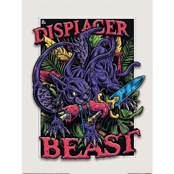 Dungeons & Dragons Displacer Beast Paper Print