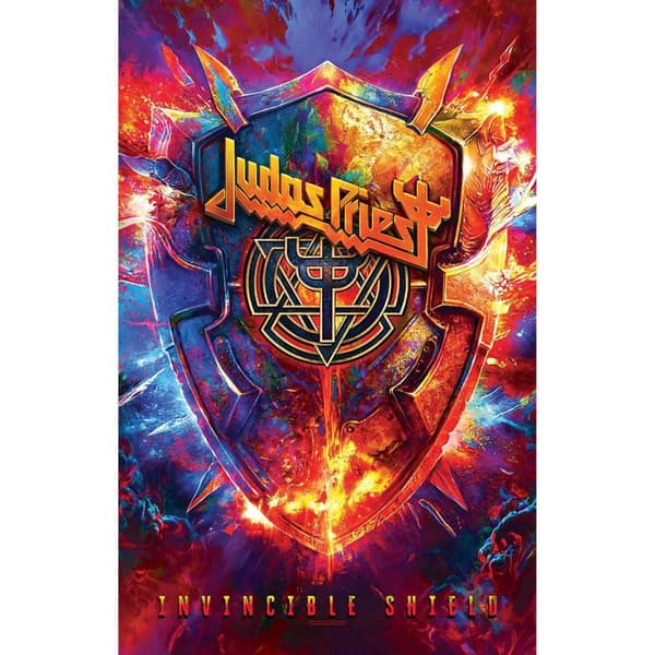 JUDAS PRIEST TEXTILE POSTER - INVINCIBLE SHIELD
