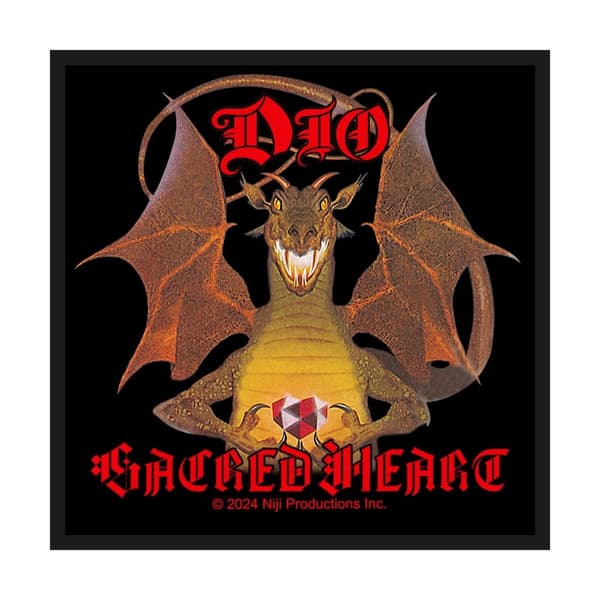 Dio Woven Patch: Sacred Heart