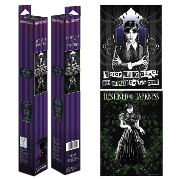 Wednesday Goth Poster (Pack of 2)