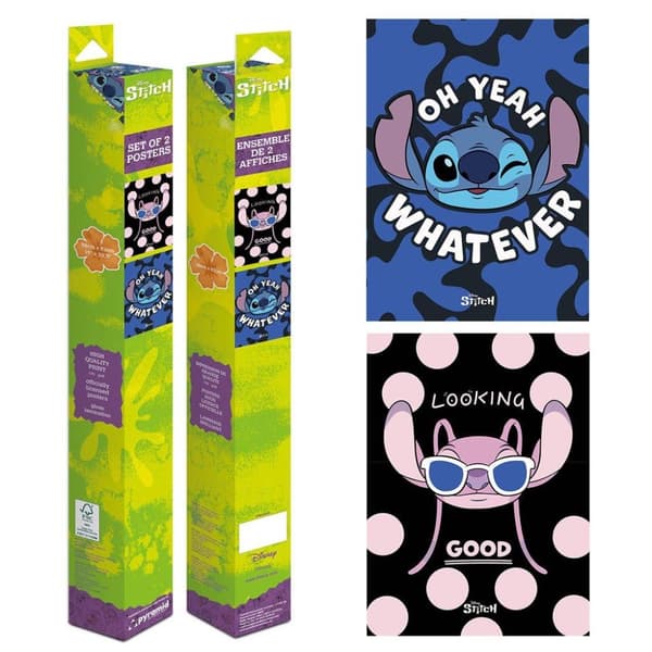 Lilo & Stitch Stitch & Angel Poster (Pack of 2)