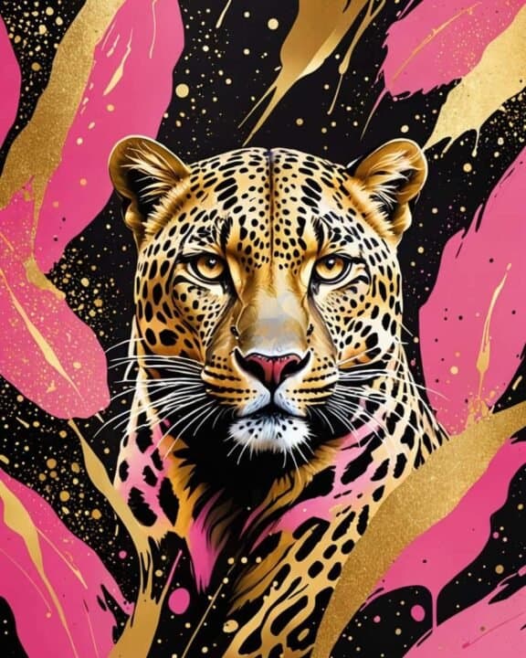 Tiger Affisch 21x30 cm