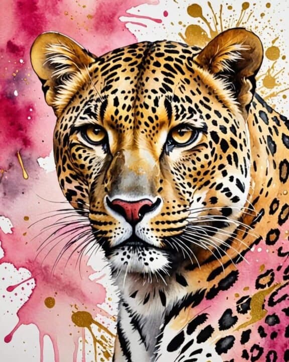 Tiger Affisch 30x40 cm