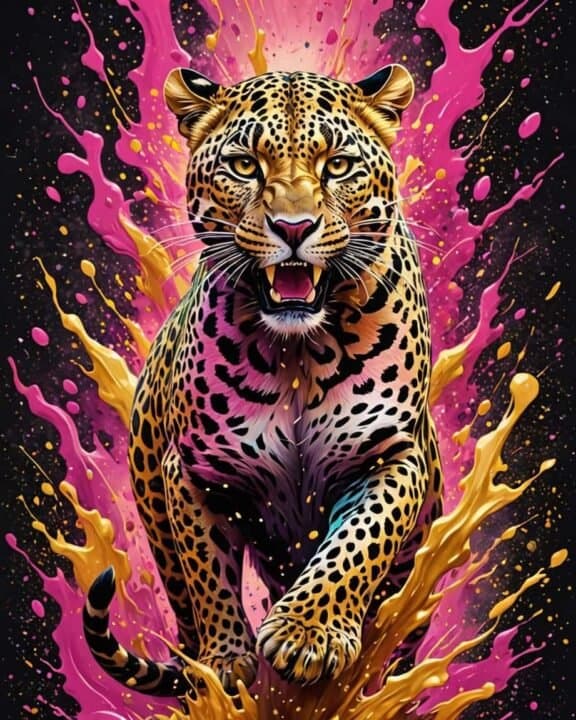 Tiger Affisch 50x70 cm