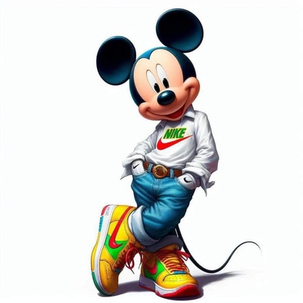 Micky Mus Affisch 30x40 cm