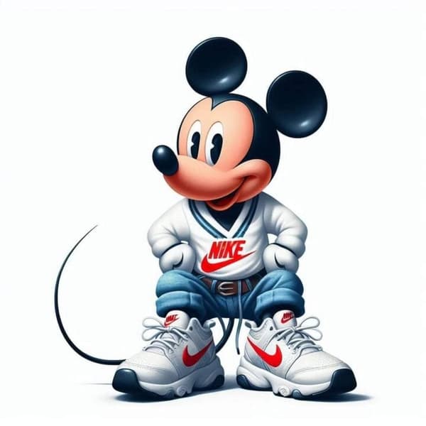 Micky Mus Affisch 50x70 cm