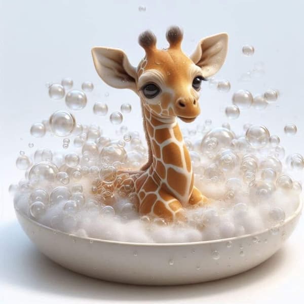 Barnrum Giraff Affisch 30x40 cm