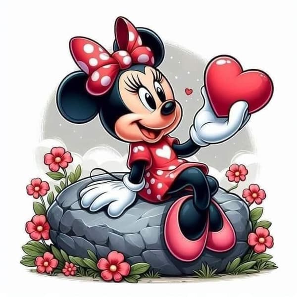 Minnie Mouse 40x50 cm