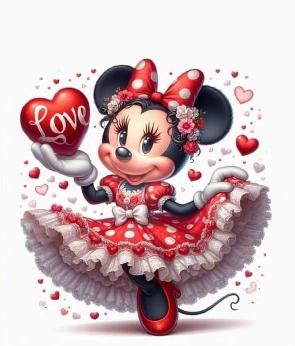 Minnie Mouse 40x50 cm