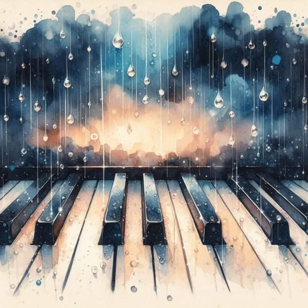 Piano Affisch 21x30 cm