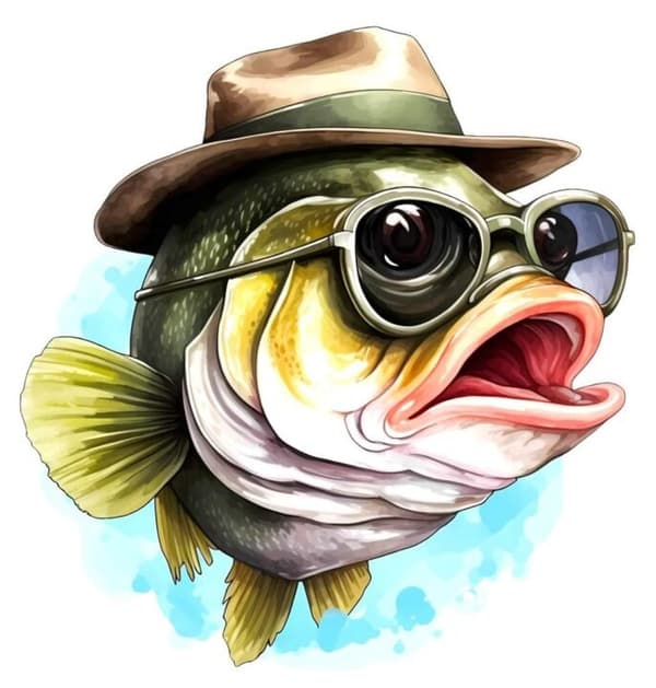 Barnrum Fisk Affisch 50x70 cm