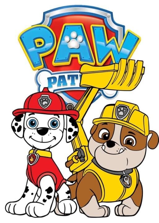 Barnrum Paw Petrol Affisch 50x70 cm